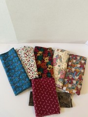 Lot of Fabric Scraps/Crafts/Quilts/Yardage/Sewing Remnants 7pounds