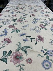 Atelier Originals 1984 Floral Pattern Fabric 4 Yards By 54” Wide A4
