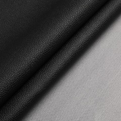 Marine Vinyl Faux Leather Upholstery Fabric 54×12 Inch Black Craft Material