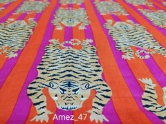 Hand Block Print Fabric Indian 100% Cotton Natural Vegetable Color 5 Yard Fabric
