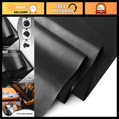 Waterproof Faux Leather Fabric 54″x108″ – Vegan Upholstery for DIY Crafts, Bags