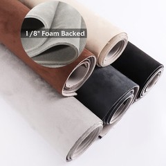 Suede Headliner Fabric Upholstery Material Backing Foam Roof Liner Replacement