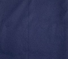 1.5 Yards Navy Blue Ribbed Cotton Poly Fabric Quilting Crafts Costume 54” X 60”