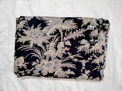 Indian Black Floral Cotton Dressmaking Sewing Running Craft Cotton Fabric 5 Yard