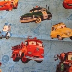 Disney Pixar Cars Cotton Fabric Springs Creative Lightning McQueen Mater BTYx 44