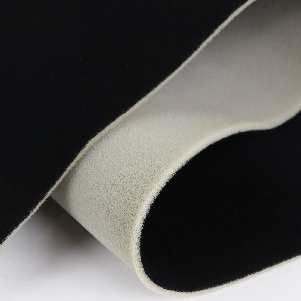 Black Headliner Fabrics 1/8″ Foam Backed 40″x60″ DIY Home Trim Interior Replace