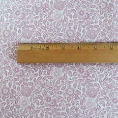 Yard ~ Smithsonian Wild Flowers Silhouette, Pink~ $3.99 Ships ANY Amount Fabric