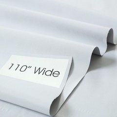 99.9% Blackout Drapery Lining Fabric White Sold by Yard 110″ wide light weight