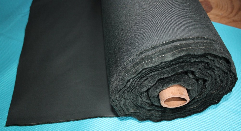 101 yds 60″w Dark Green Wool Blend fabric for apparel fashion crafting drapery