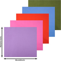 17 Pcs 18″ X 22″（46 * 56Cm）Cotton Fat Quarter Bundle Assorted Colors Fabric Bund