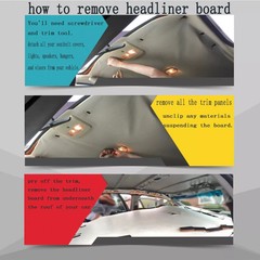 Headliner Fabric with Foam Backing – Car Replacement Material – Cut by the Yard