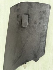 Charcoal Black Self Adhesive Faux Suede Sticker Felt Stretch for Car Interior
