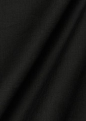 100% Flax Linen Fabric Medium to Heavy Weight Black 57″ Wide By the Yard