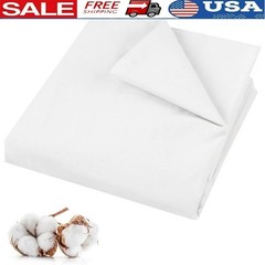 100% Cotton Muslin Fabric,59 inch x 2 Yards Bleached Muslin Linen Fabric