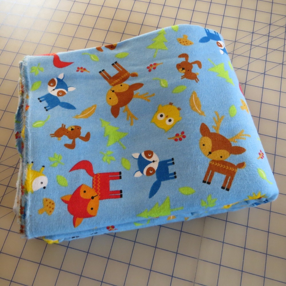 5 Yards Of Cotton Flannel Double Brushed #5 ~ $3.99 Ships ANY Amount Of Fabric!