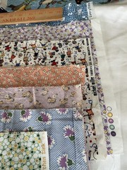 Large lot of Cotton Fabric Quilting & More Kids, Travel, Bird and More Misc Size