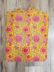 LOT 25 Yard HandBlock Print Handmade Cotton Indian Natural Sewing Crafts Fabric