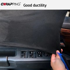Car Interior Modification Stickers High-quality Suede Fabric Vinyl Auto Self-add