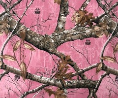 Realtree Edge Pink Printed Canvas Tough Duck 600D Water Resistant Outdoor Fabric