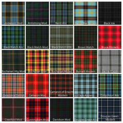Tartan Swatches – Homespun Wool Blend
