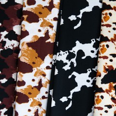 Cow Print Fabric 100% Cotton Farm Animal 58/60″ Wide Sold BTY