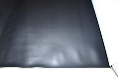 Smooth Upholstery Naugahyde vinyl 55 wide ( by the yard ) color black