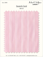 Pastel Pink Stripes Cotton Fabric Vintage Shirting, Quilting DIY Sewing Textile