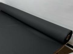 BLACK CANVAS TWILL 7 OZ 62″ W POLY COTTON FABRIC BLACK APPAREL UPHOLSTERY DWR