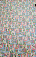 VINTAGE Holly Hobbie HANDMADE WINDOW CURTAIN PANELS 43″ x 67″ 2 PANELS