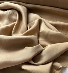 Golden Brown China Silk HABOTAI Fabric 12mm weight 45″ width