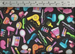 Quilting Treasures All Dolled Up Cosmetics 44/45 wide 100% Cotton Fabric BTY