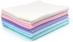 Hypoallergenic Soft Minky Fabric Pack – 5 Pastel Pieces for Plushies & Blankets