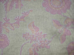 China Seas – Albany – Color Pink on Cream – 4 yards