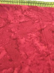 Maroon Red Tie Dye Tone on Tone Half Yard Cotton Fabric