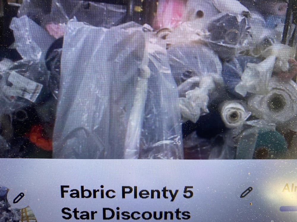 Fabric Store for Sale. EVERYTHING goes. 1000+yd Fabric Bolts & Appliques Ribbons