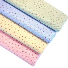 100% Cotton Stripe Fabric 150x50cm Skin Friendly for Sewing Baby Clothes Pillows