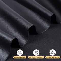 1/5/10 Yards Faux Leather Fabric Upholstery Pleather Marine Vinyl Fabric 54″ W