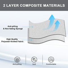 1/8″ Foam Backed Suede Headliner Fabric 60″W Car Roof Repair Upholstery Material