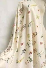 57”Wide By Yard Digital Print Cotton Material Fabrics Poplin Sewing Shirt Dress