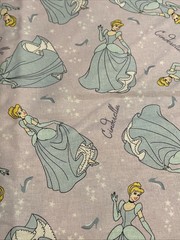 New Disney’s “Cinderella Classic Sparkle” 100% Cotton By the Yard