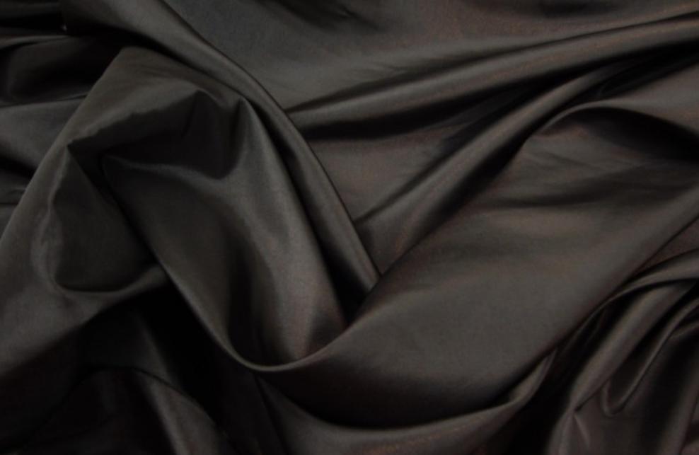 10 YARDS Taffeta black dress gown fabric per yard 58″ wide