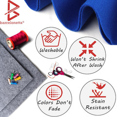 | Felt Fabric | 72″ Wide | 1.6mm Thick | Acrylic & Soft | Felt by The Yard | Fel