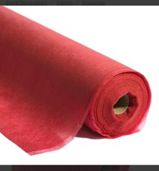 Red Flame Retardant Gossamer Fabric Roll, 59 Inches, BY THE YARD