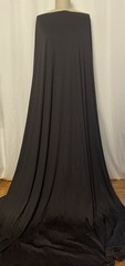High-End Poly Knit Jersey 2Way Stretch Black Mediumweight Fabric By The Yd. 60″W