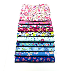 Cotton Floral Fabric Quilt Bundle # 26 / 1 Yard of Each Color / 10 yards for $15