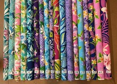 45″ Wide HAWAIIAN PRINT Cotton Blend Fabric By The Yard