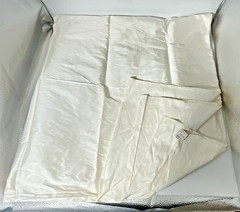 100% Pure Silk Dupioni Fabric 44″ Wide Drape Blouse Dress Craft 2 2/3 Yards VTG