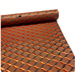 3K 240g Orange Black Stereo Cube Jacquard Carbon Fiber Cloth Composite 100*100cm