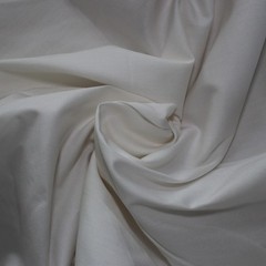 100% Cotton Poplin White Dressmaking Sewing Fabric Lot 3+ Yardage
