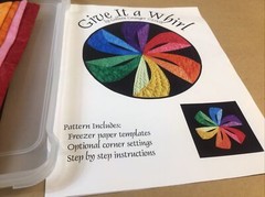 “Give It A Whirl” Quilt Kit Fabric by Colleen Granger 2008 New